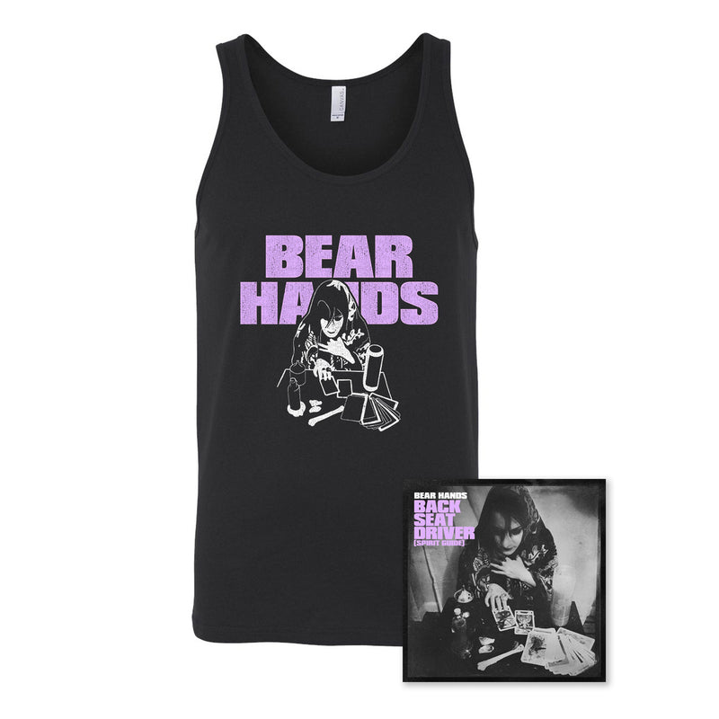 "Back Seat Driver (Spirit Guide)" Black Tank + Digital Download