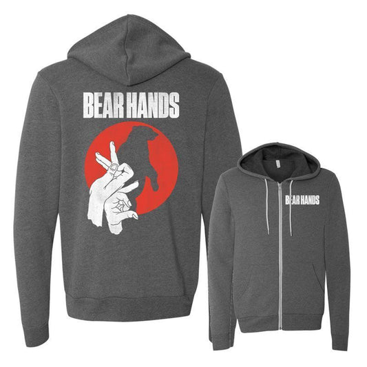 Shadow Puppets Grey Zip Up Hoodie
